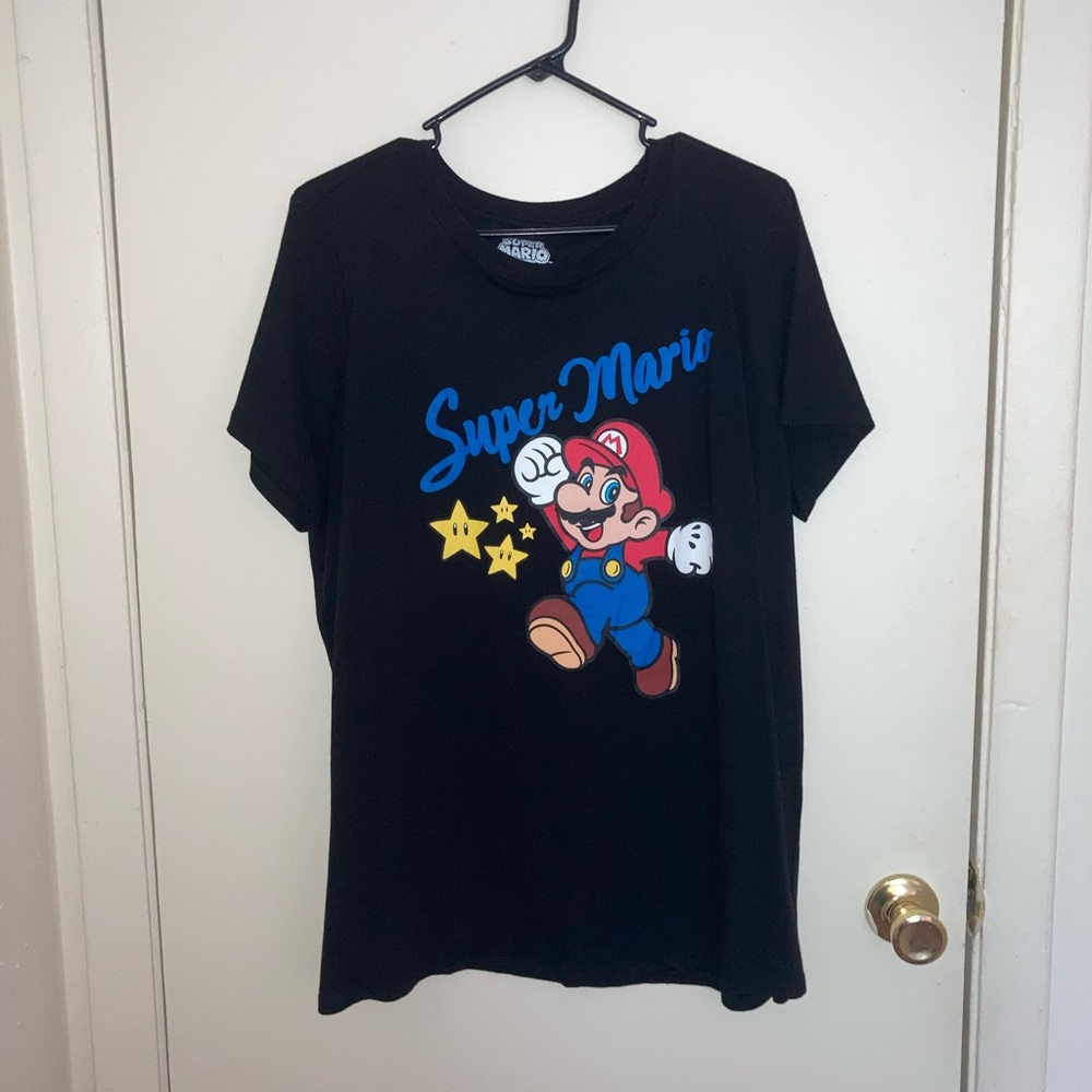 Torrid Black Super Mario Graphic Tee